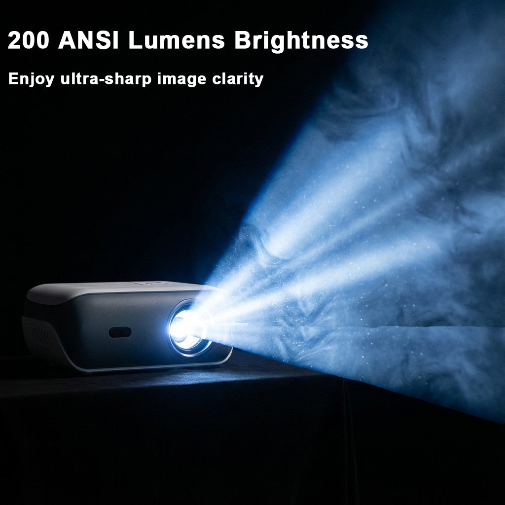 4K Supported Google TV Projector,Google Officially Licensed,Dolby Audio,Electric Focus & Auto Vertical Keystone