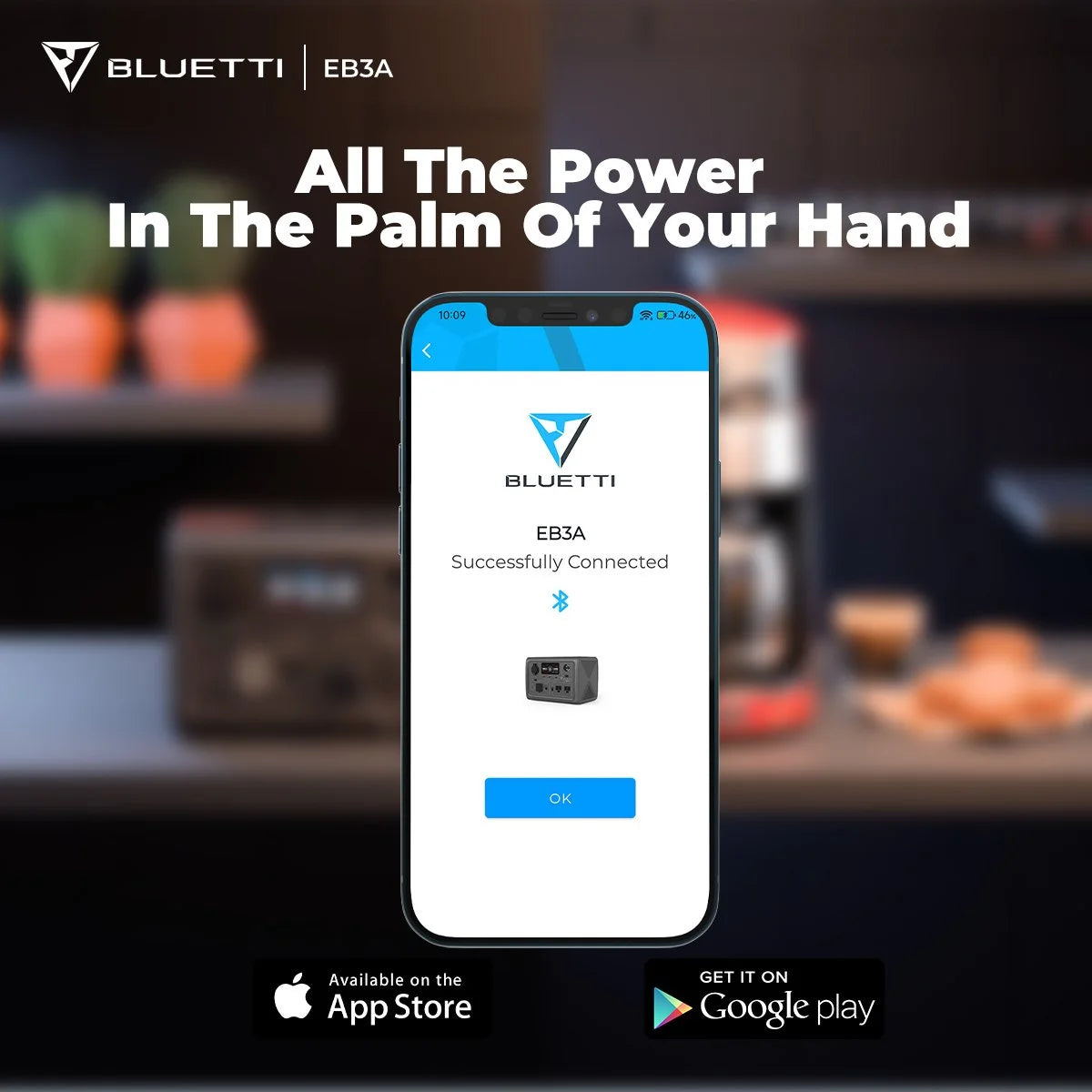 EB3A Portable Generator on Sale,600W Solar Generator, 268Wh Lifepo4 Power Station for Camping, Home Use, Emergency