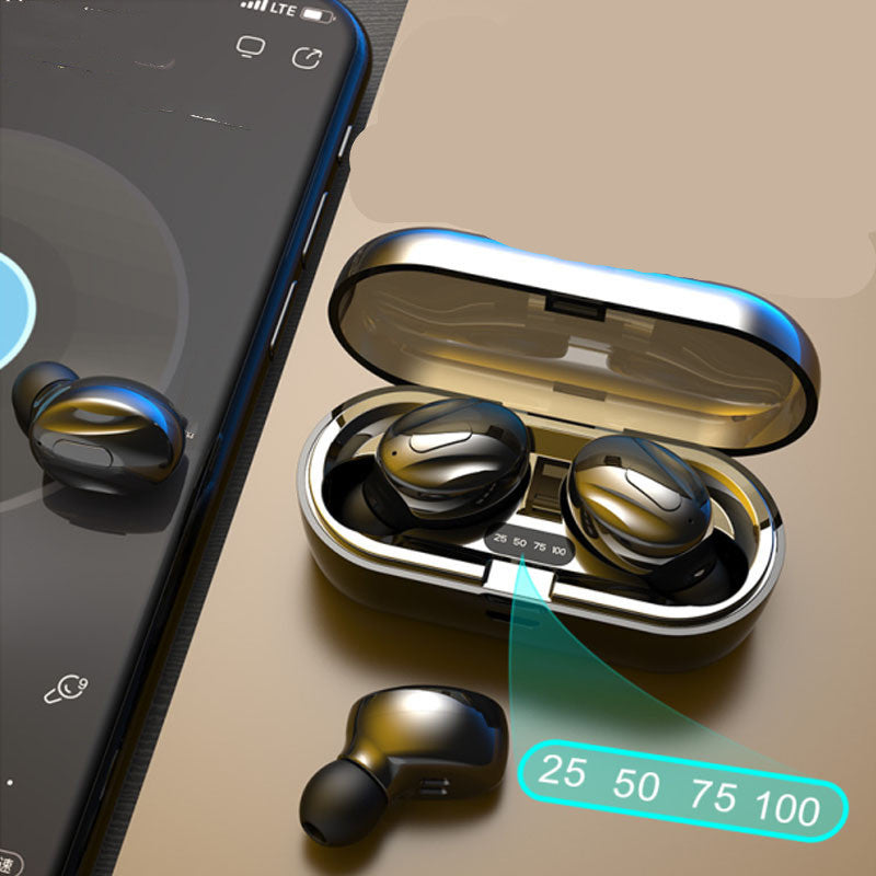LED Digital Display Earphone, In-Ear Bluetooth Earphone, Wireless Earphone