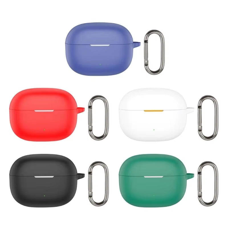 Silicone Protective Case for Realme Buds T200 Lite Earphone Cover Shell Shockproof Anti-Scratch Protect Frame Washable Dustproof